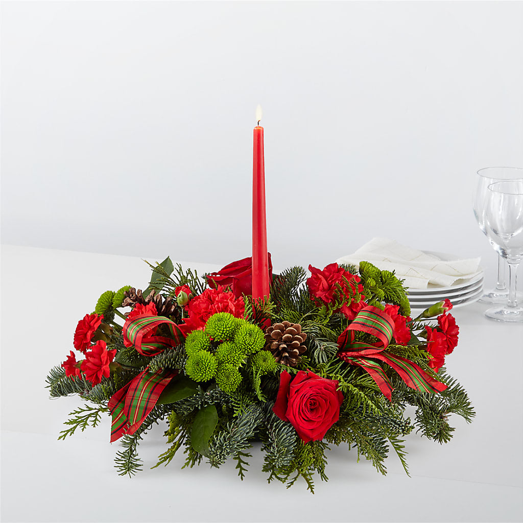 By the Candlelight Centerpiece – Serenity Floral, Lake Geneva WI