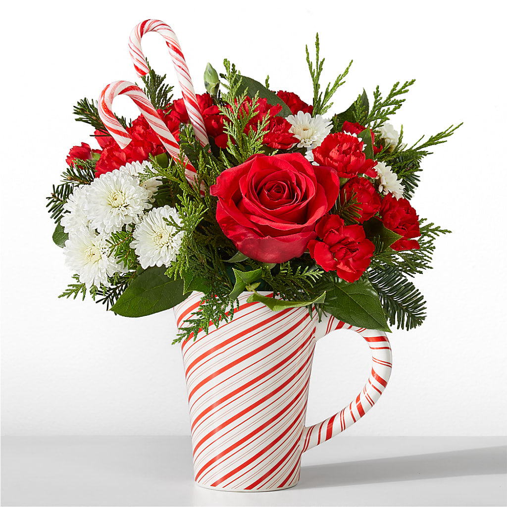 Peppermint Swirl Mug – Serenity Floral, Lake Geneva WI