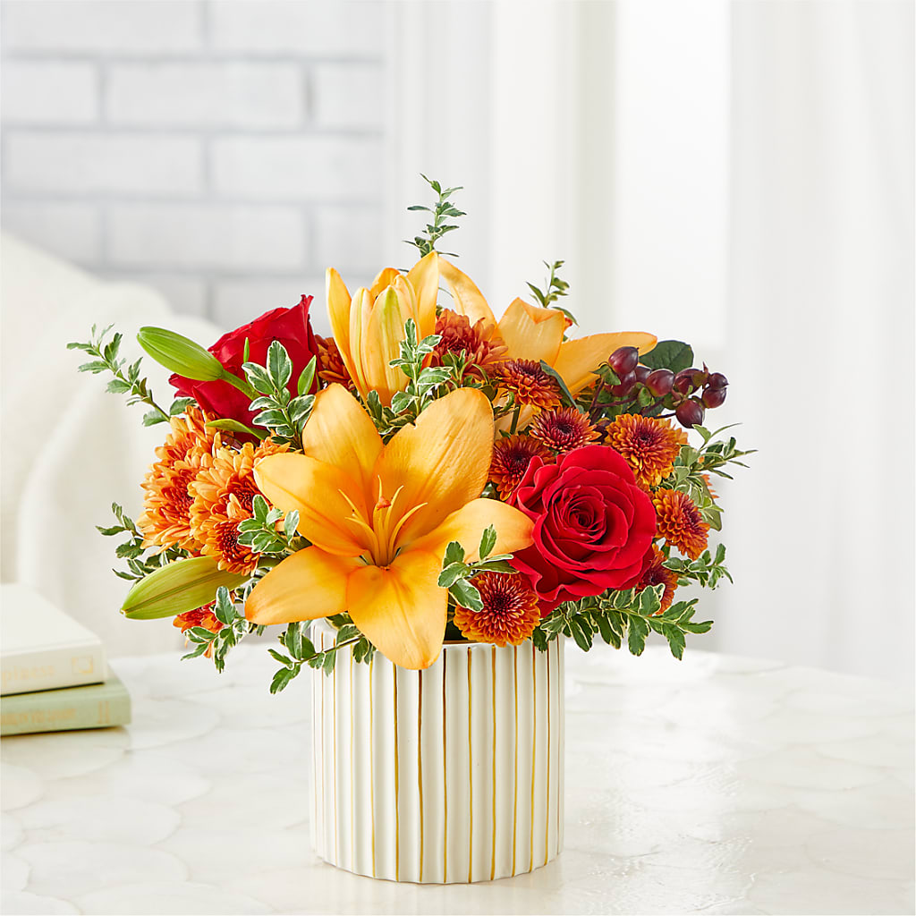 Scarlet Skies Bouquet – Serenity Floral, Lake Geneva WI