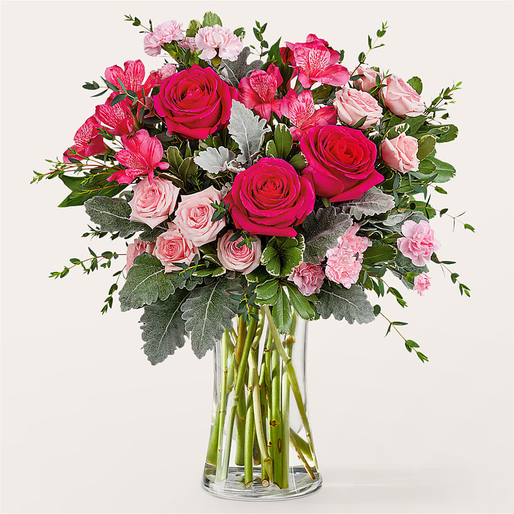 Tickled Pink Bouquet – Serenity Floral, Lake Geneva WI