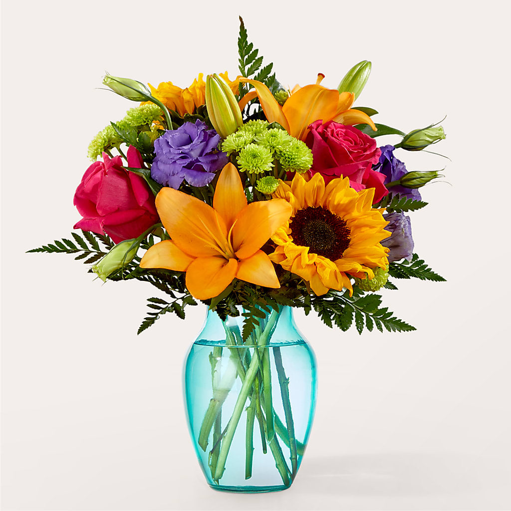 Double Rainbow Bouquet – Serenity Floral, Lake Geneva WI
