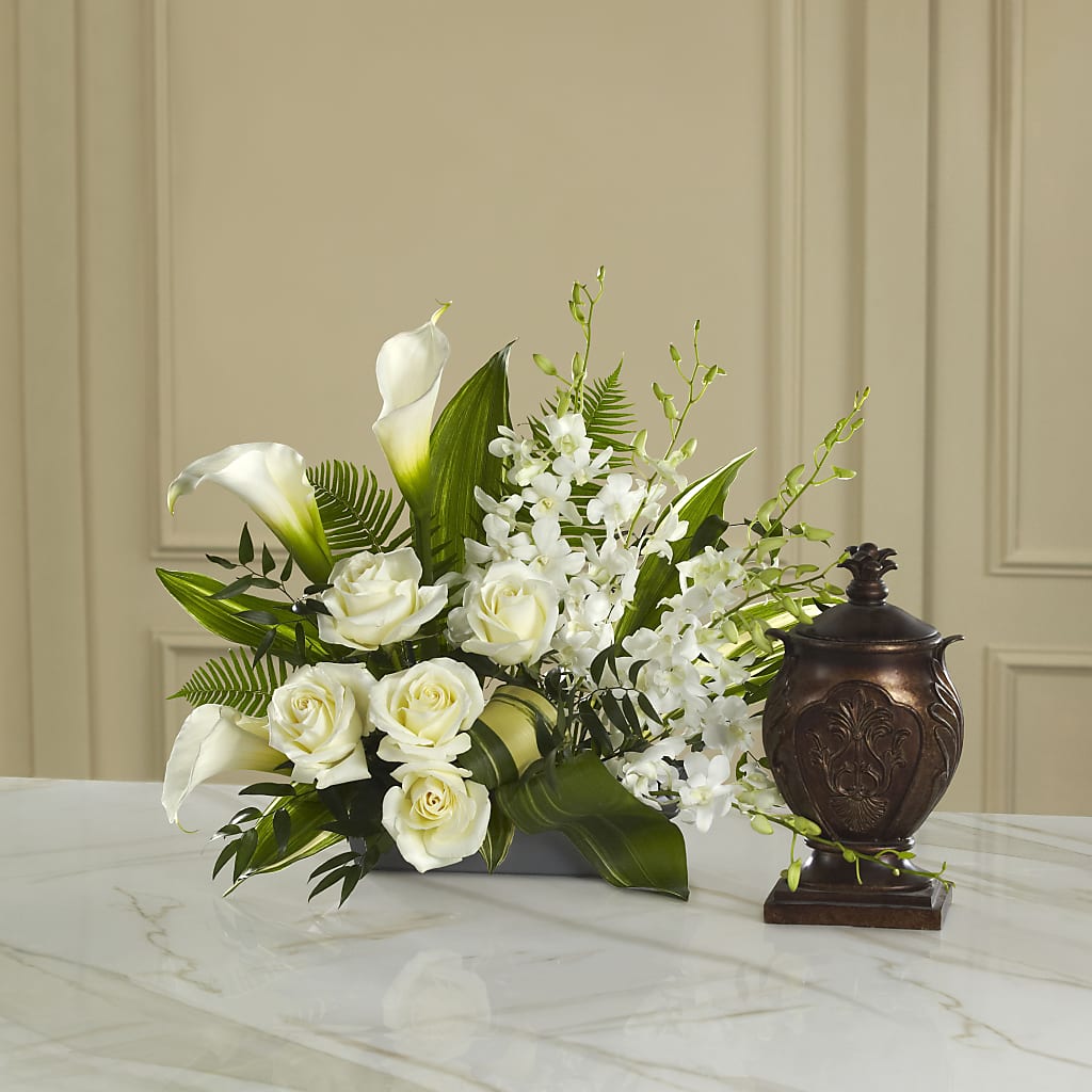 At Peace Arrangement – Serenity Floral, Lake Geneva WI