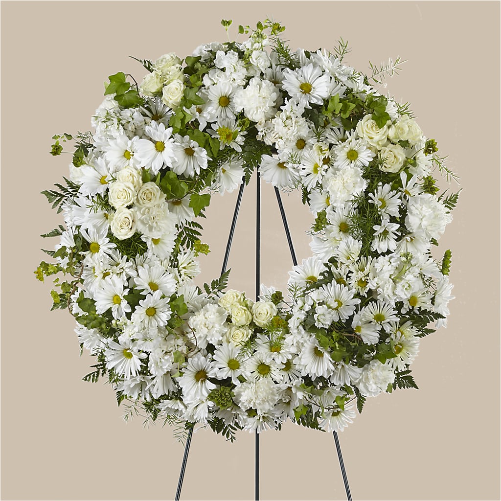 Faithful Wishes Wreath – Serenity Floral, Lake Geneva WI