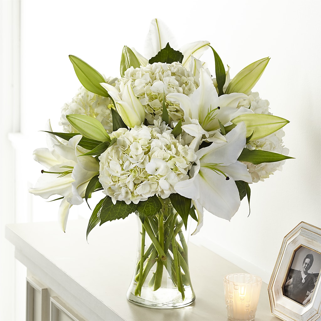 Compassionate Lily Bouquet – Serenity Floral, Lake Geneva WI
