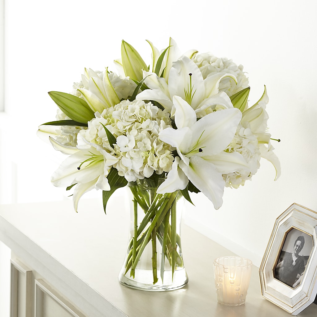 Compassionate Lily Bouquet – Serenity Floral, Lake Geneva WI