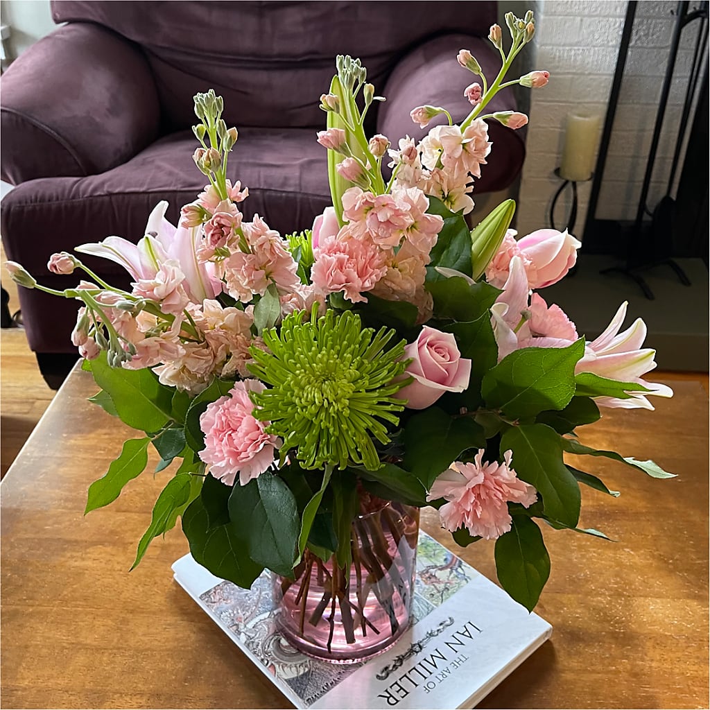 Pretty in Pink Bouquet – Serenity Floral, Lake Geneva WI