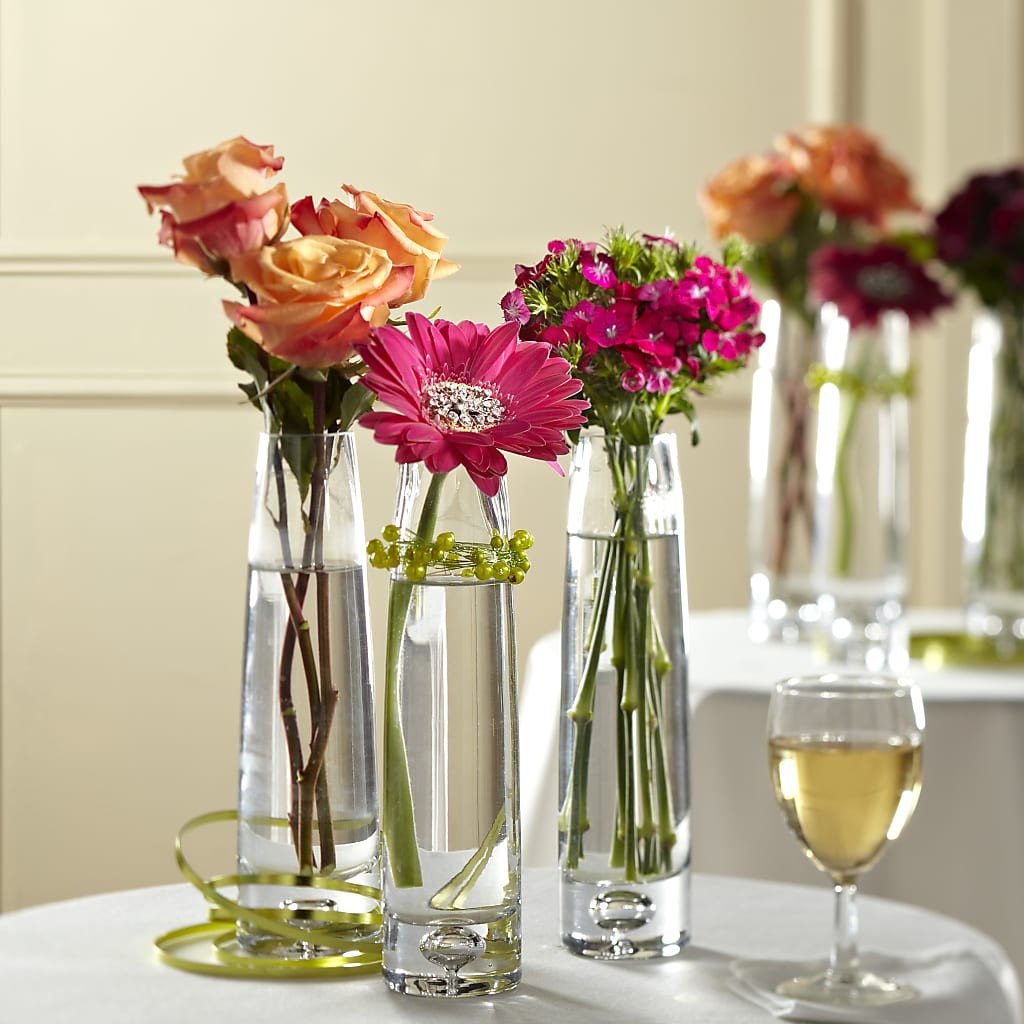 Sparkling Toast Centerpiece – Serenity Floral, Lake Geneva WI