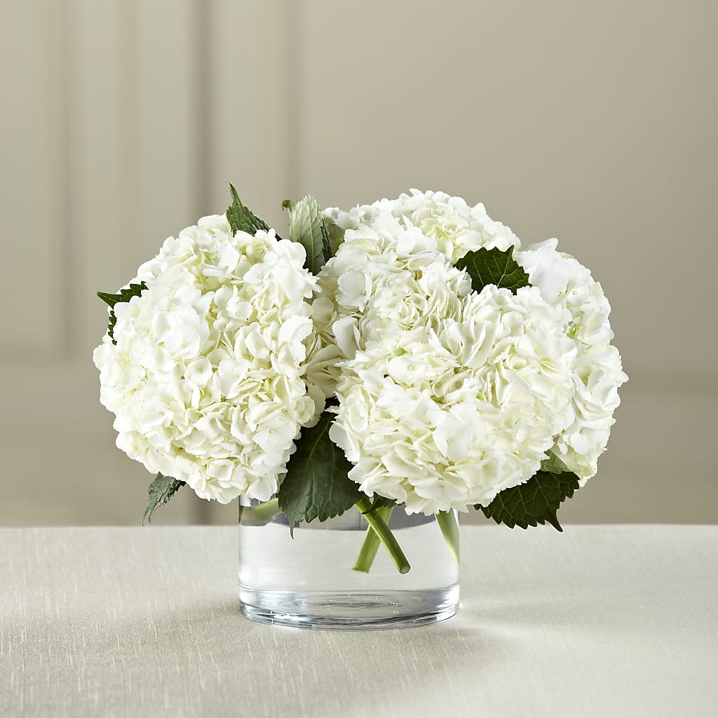 White Hydrangea Bouquet – Serenity Floral, Lake Geneva WI