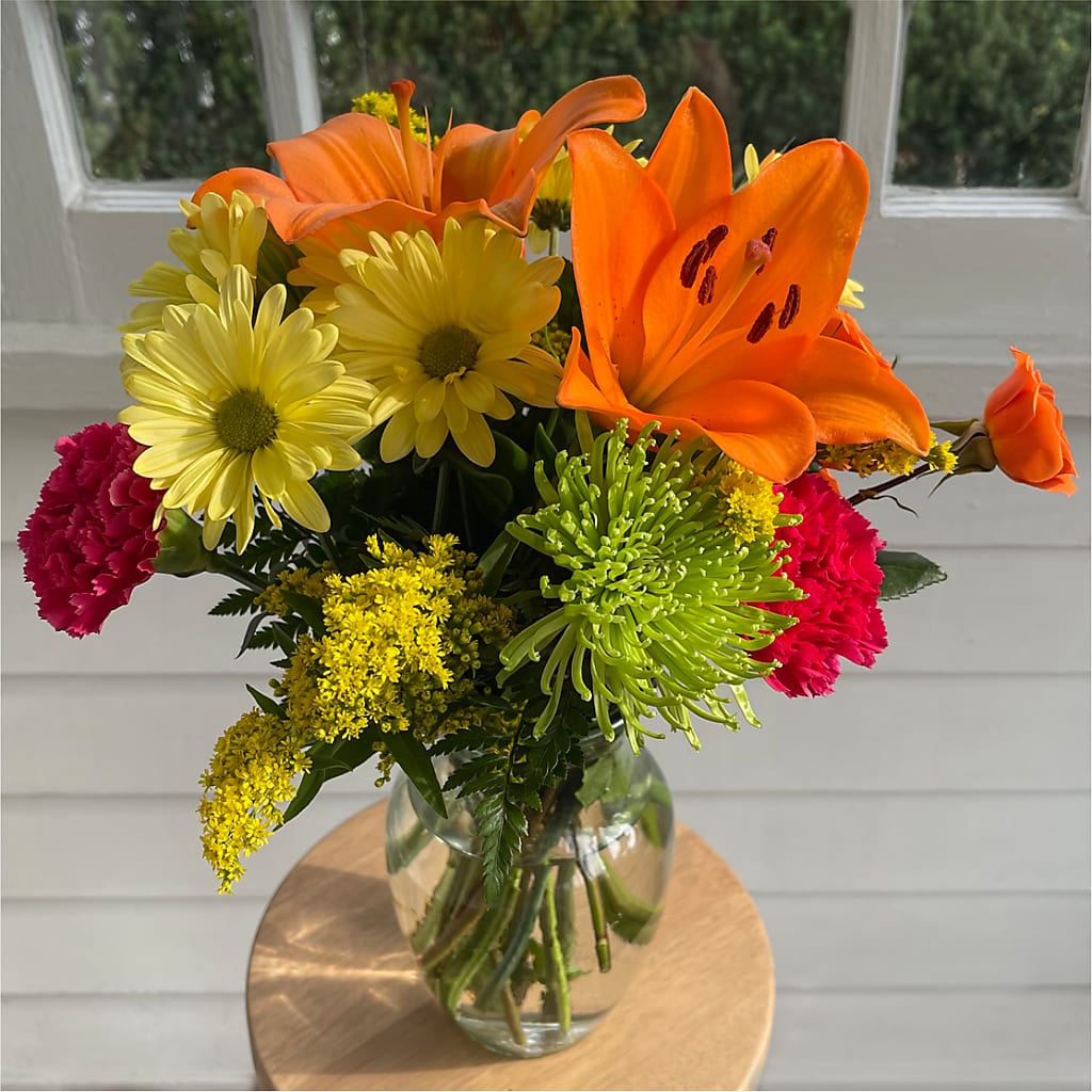 Bold & Bright – A Florist Original –  Serenity Floral, Lake Geneva WI