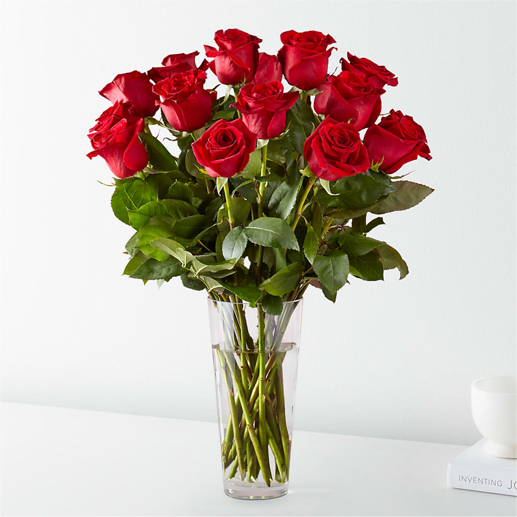 Long Stem Red Rose Bouquet –  Serenity Floral, Lake Geneva WI