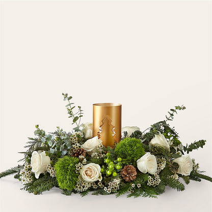 Chestnuts Roasting Centerpiece –  Serenity Floral, Lake Geneva WI