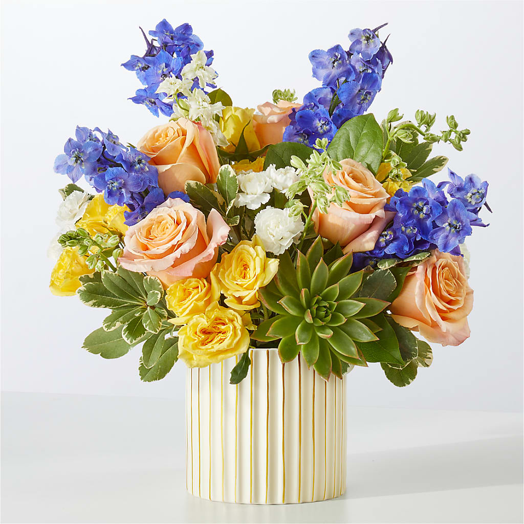 Cobalt Reverie Bouquet –  Serenity Floral, Lake Geneva WI
