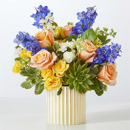 Cobalt Reverie Bouquet –  Serenity Floral, Lake Geneva WI