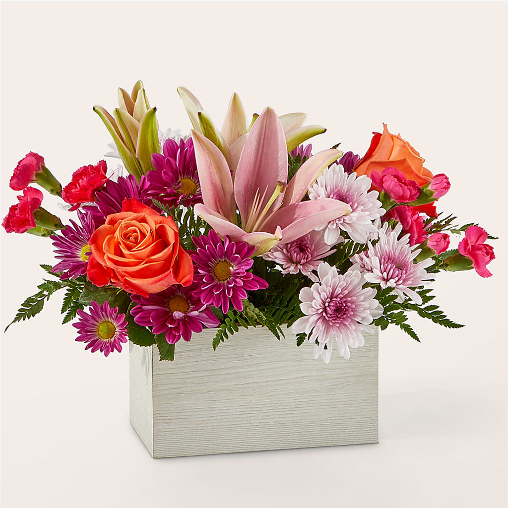 Light of My Life Box Bouquet –  Serenity Floral, Lake Geneva WI