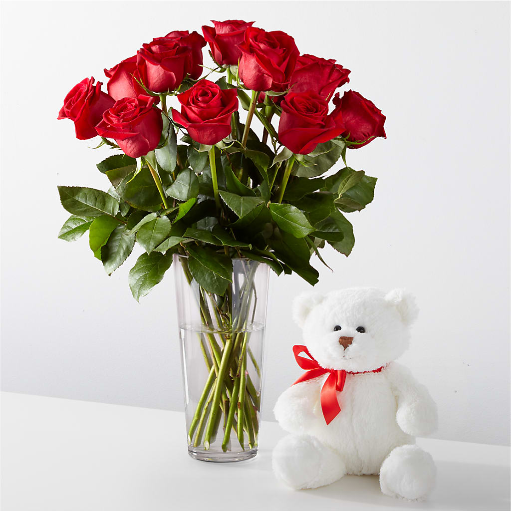 Romantic Long Stem Red Rose Bouquet Bundles –  Serenity Floral, Lake Geneva WI