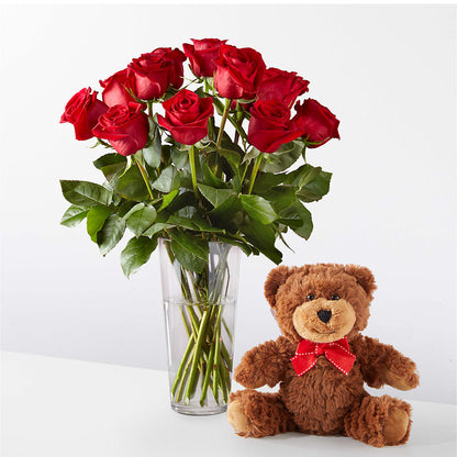 Romantic Long Stem Red Rose Bouquet Bundles –  Serenity Floral, Lake Geneva WI