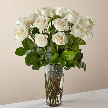 Long Stem White Rose Bouquet –  Serenity Floral, Lake Geneva WI