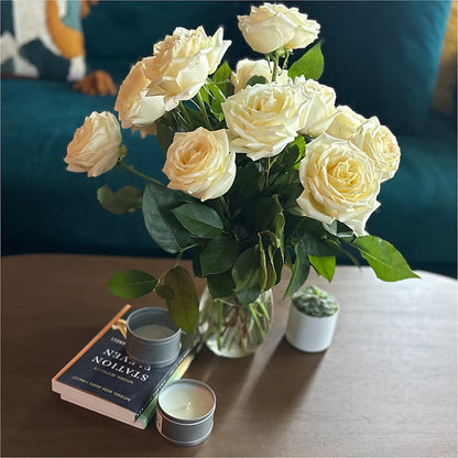 Long Stem Yellow Rose Bouquet –  Serenity Floral, Lake Geneva WI