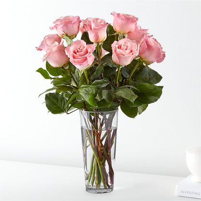 Long Stem Pink Rose Bouquet –  Serenity Floral, Lake Geneva WI