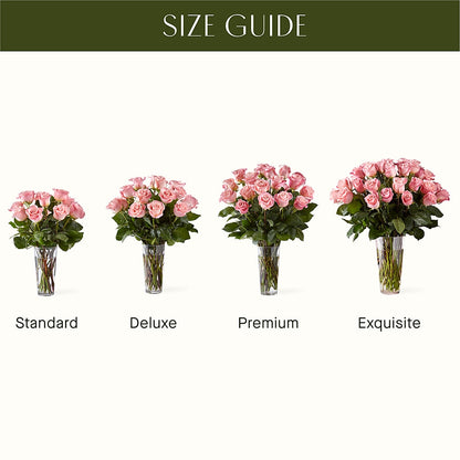 Long Stem Pink Rose Bouquet –  Serenity Floral, Lake Geneva WI