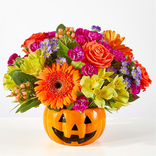 Tricks & Treats Pumpkin –  Serenity Floral, Lake Geneva WI