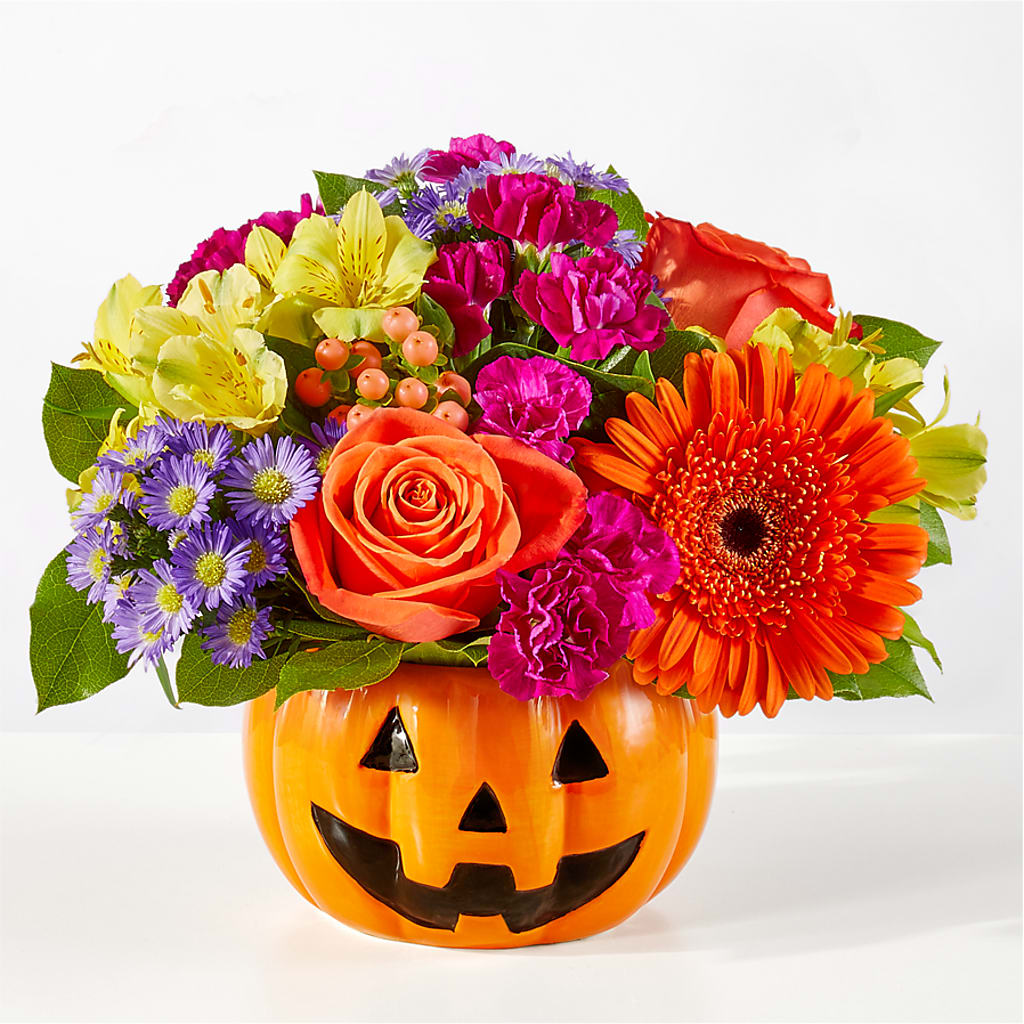 Tricks & Treats Pumpkin –  Serenity Floral, Lake Geneva WI