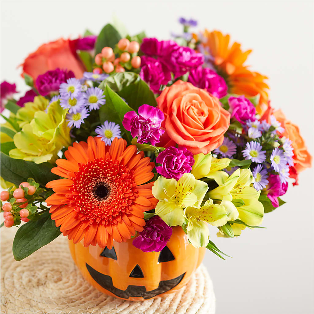Tricks & Treats Pumpkin –  Serenity Floral, Lake Geneva WI