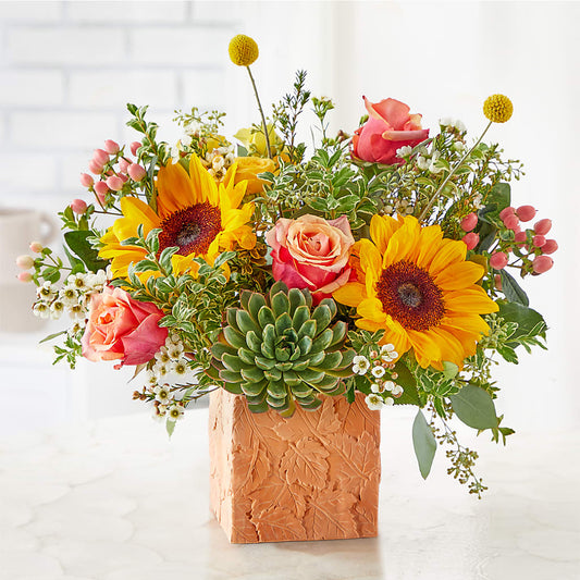 Sunflower Season Bouquet –  Serenity Floral, Lake Geneva WI