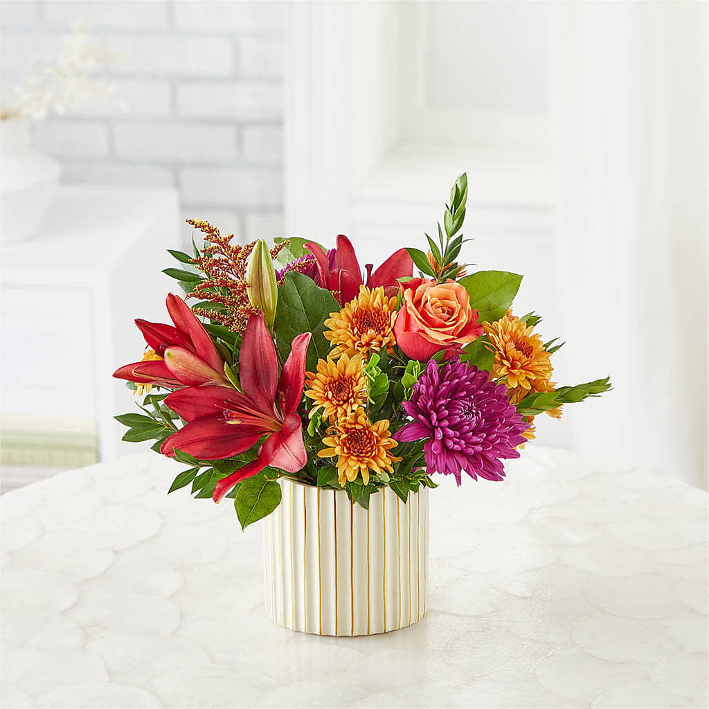 Burgundy Landscape Bouquet –  Serenity Floral, Lake Geneva WI
