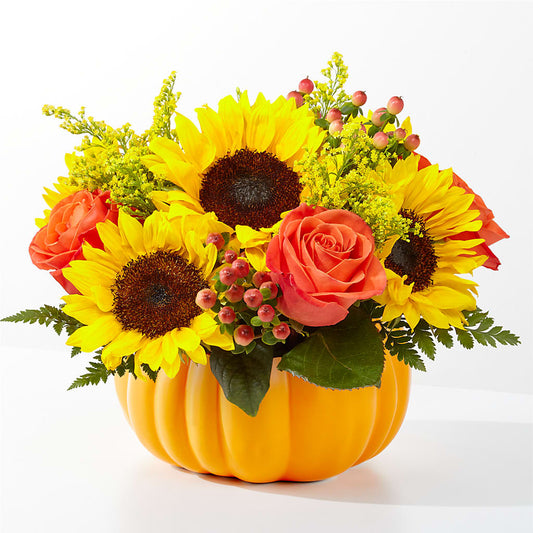 Pick of the Patch Pumpkin Bouquet –  Serenity Floral, Lake Geneva WI