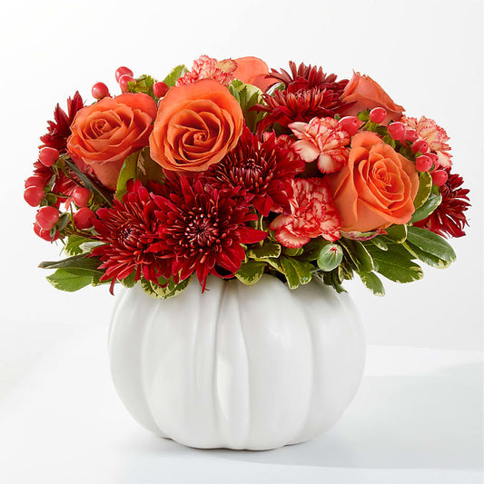 Autumn Air Pumpkin Bouquet –  Serenity Floral, Lake Geneva WI