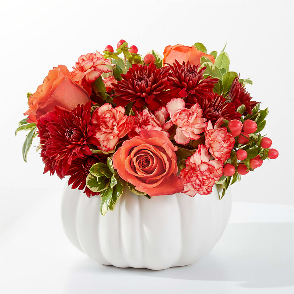 Autumn Air Pumpkin Bouquet –  Serenity Floral, Lake Geneva WI