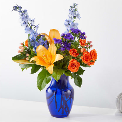 Radiant Citrus Bouquet –  Serenity Floral, Lake Geneva WI
