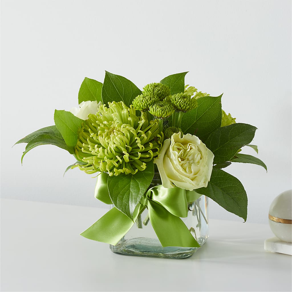 Emerald Forest Bouquet –  Serenity Floral, Lake Geneva WI