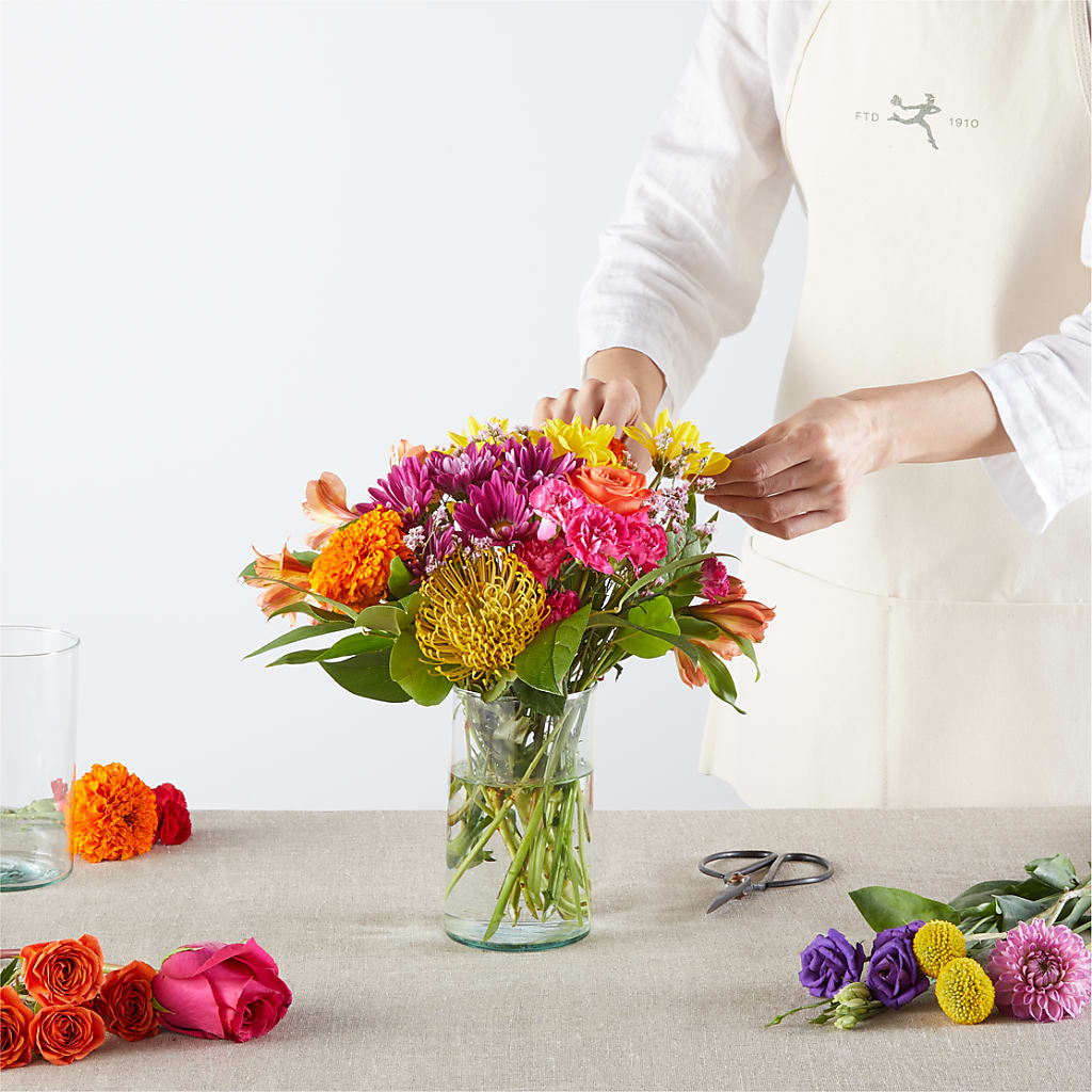 Feast of Color – A Florist Original –  Serenity Floral, Lake Geneva WI