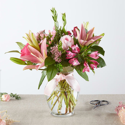 Pink Ribbon - A Florist Original –  Serenity Floral, Lake Geneva WI