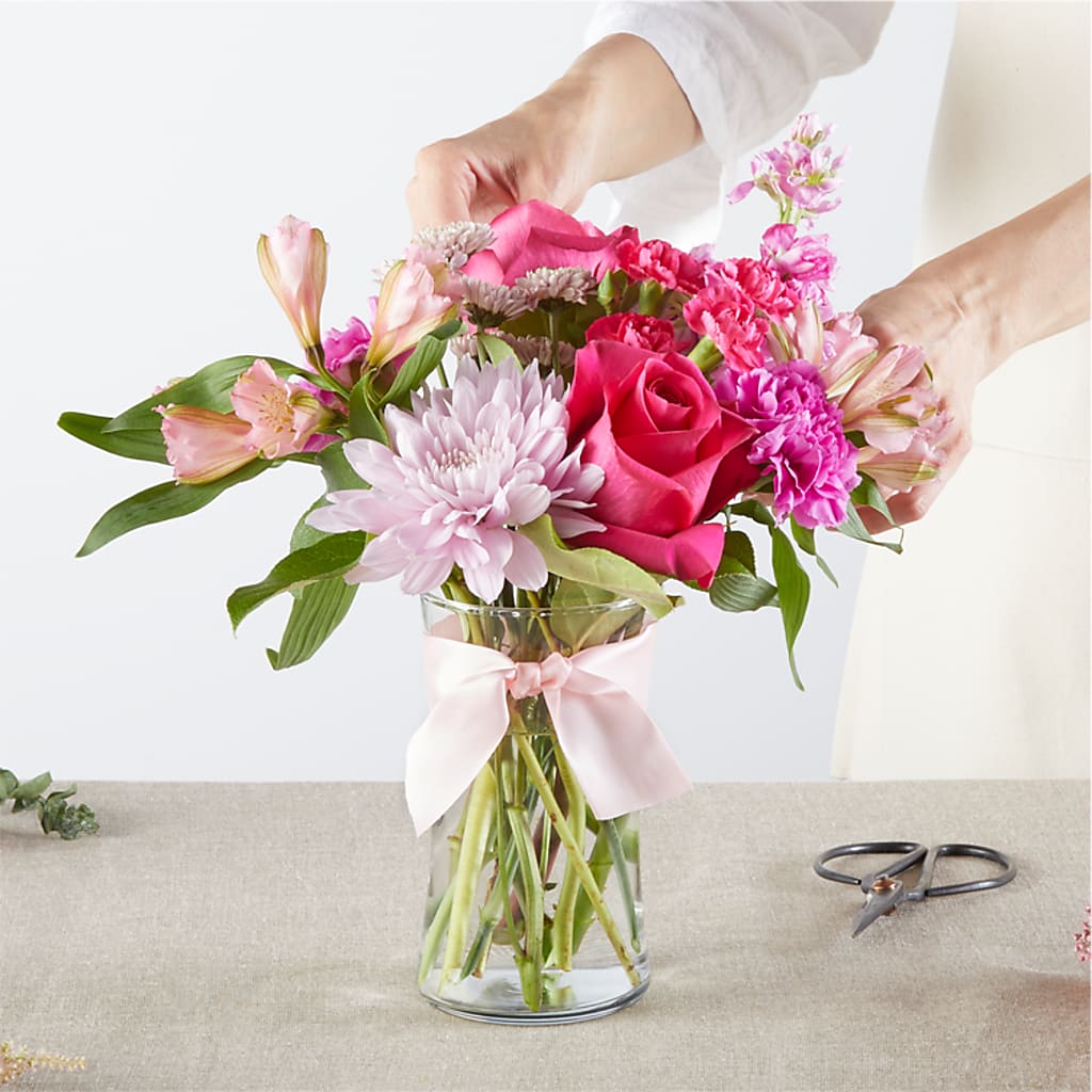 Pink Ribbon - A Florist Original –  Serenity Floral, Lake Geneva WI