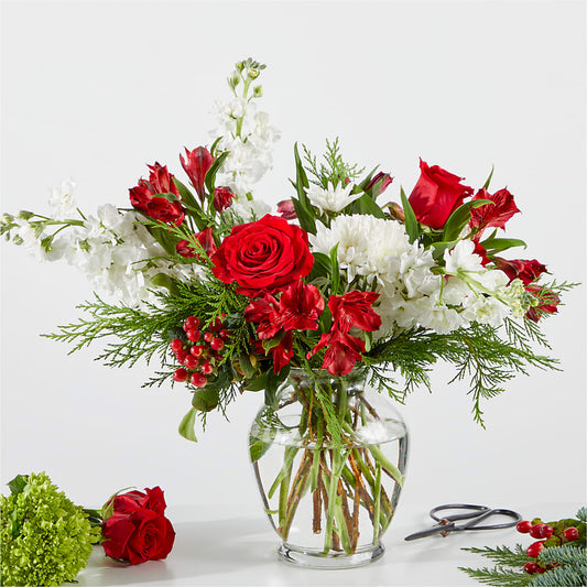 Merry Moment Bouquet – A Florist Original –  Serenity Floral, Lake Geneva WI