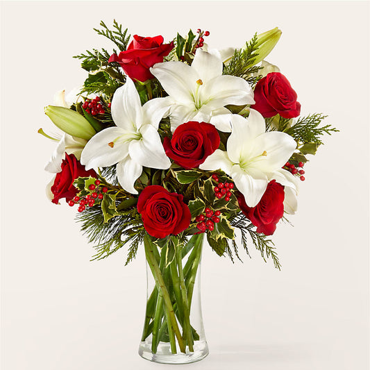 Sparkling Snowflakes Bouquet –  Serenity Floral, Lake Geneva WI