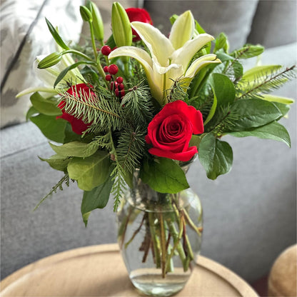 Sparkling Snowflakes Bouquet –  Serenity Floral, Lake Geneva WI