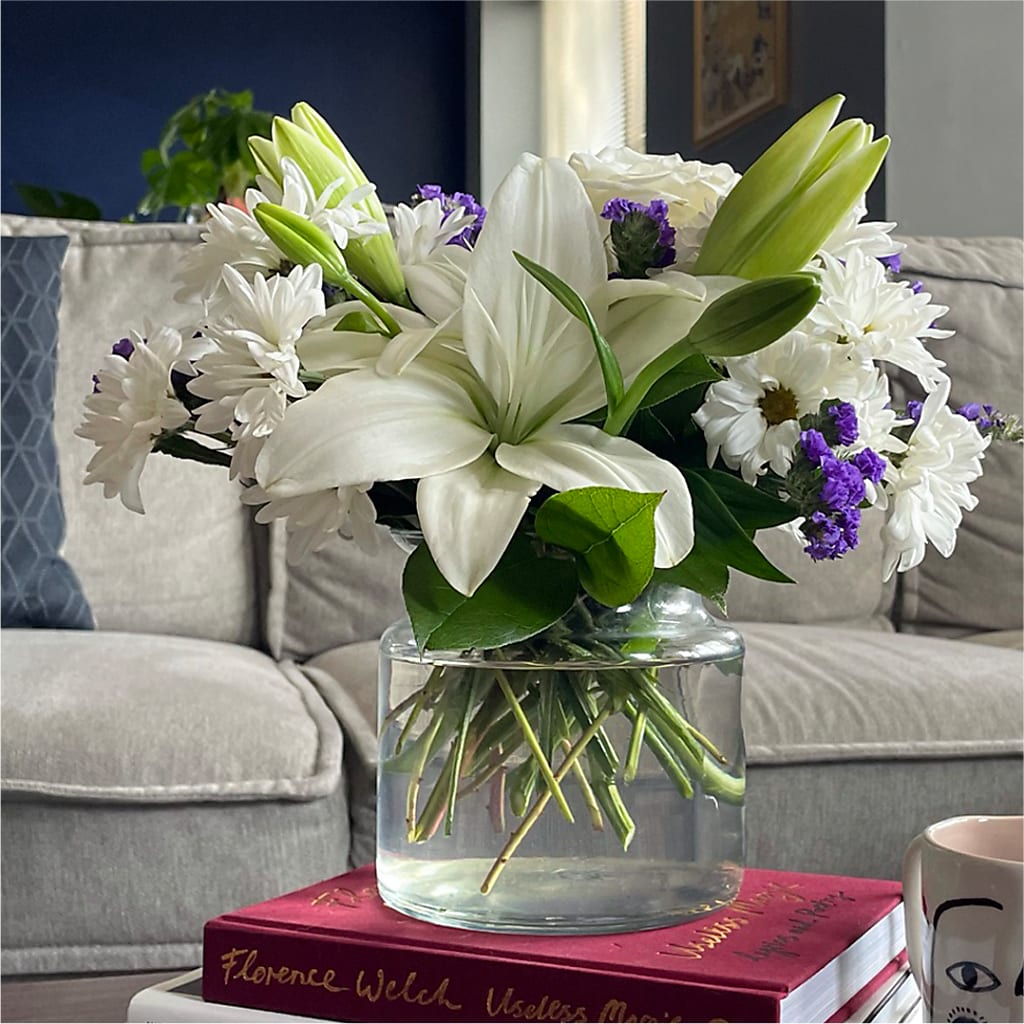 Beyond Blue Bouquet –  Serenity Floral, Lake Geneva WI