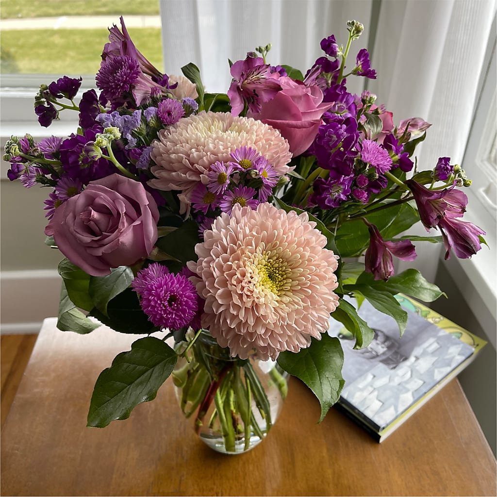 Ultraviolet Bouquet –  Serenity Floral, Lake Geneva WI