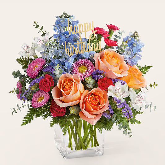 Birthday Bash Bouquet –  Serenity Floral, Lake Geneva WI