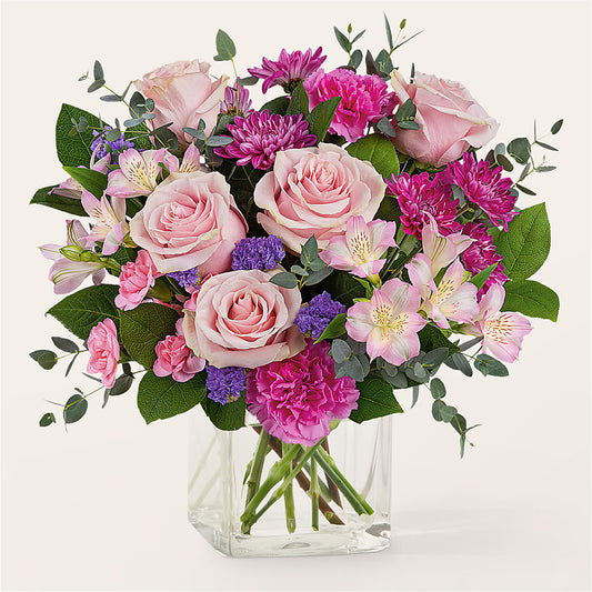 Rosy Radiance Bouquet –  Serenity Floral, Lake Geneva WI