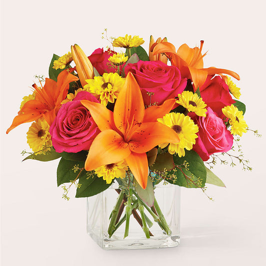 Neon Lights Bouquet –  Serenity Floral, Lake Geneva WI