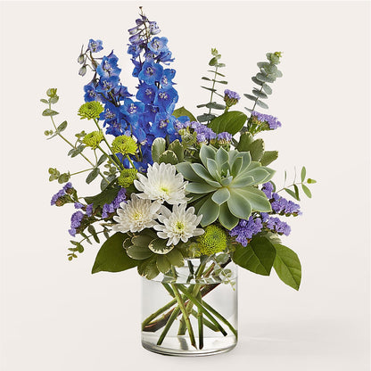 Cerulean Waves Bouquet –  Serenity Floral, Lake Geneva WI
