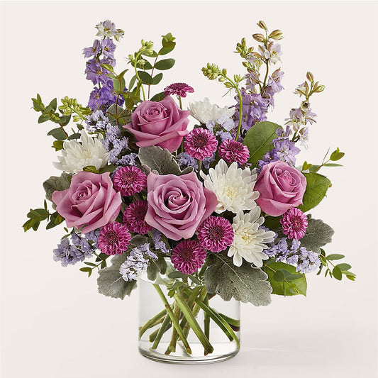 Violet Frost Bouquet –  Serenity Floral, Lake Geneva WI