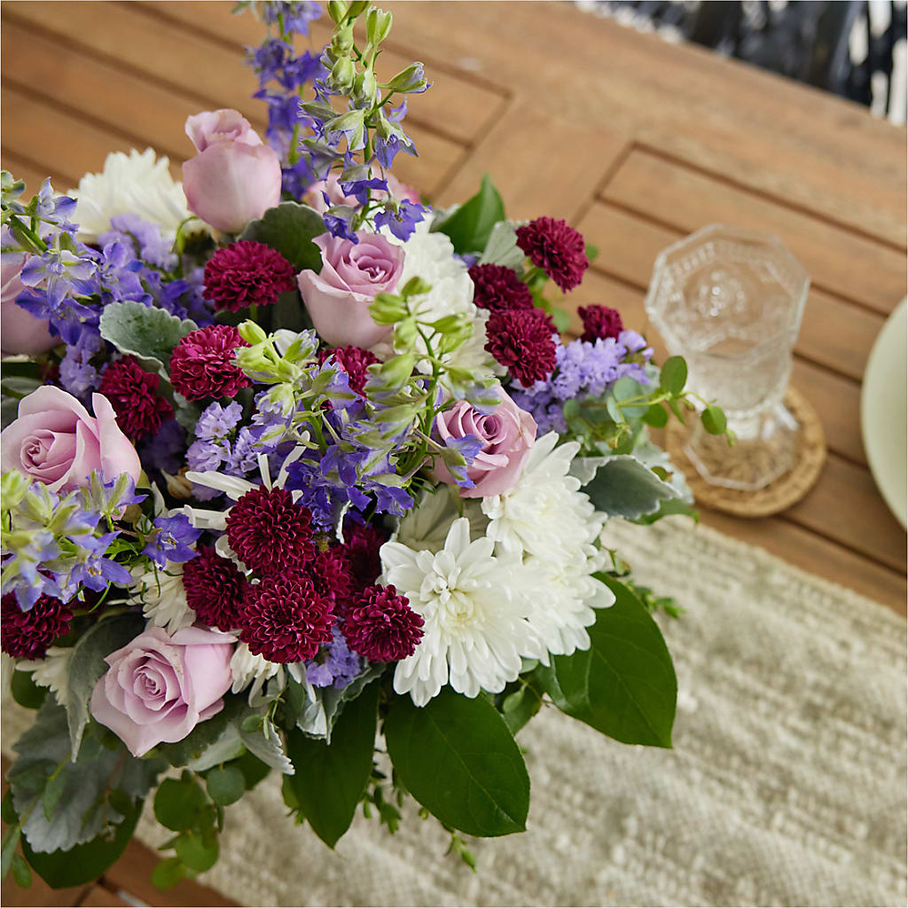 Violet Frost Bouquet –  Serenity Floral, Lake Geneva WI