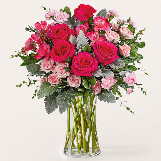 Tickled Pink Bouquet –  Serenity Floral, Lake Geneva WI