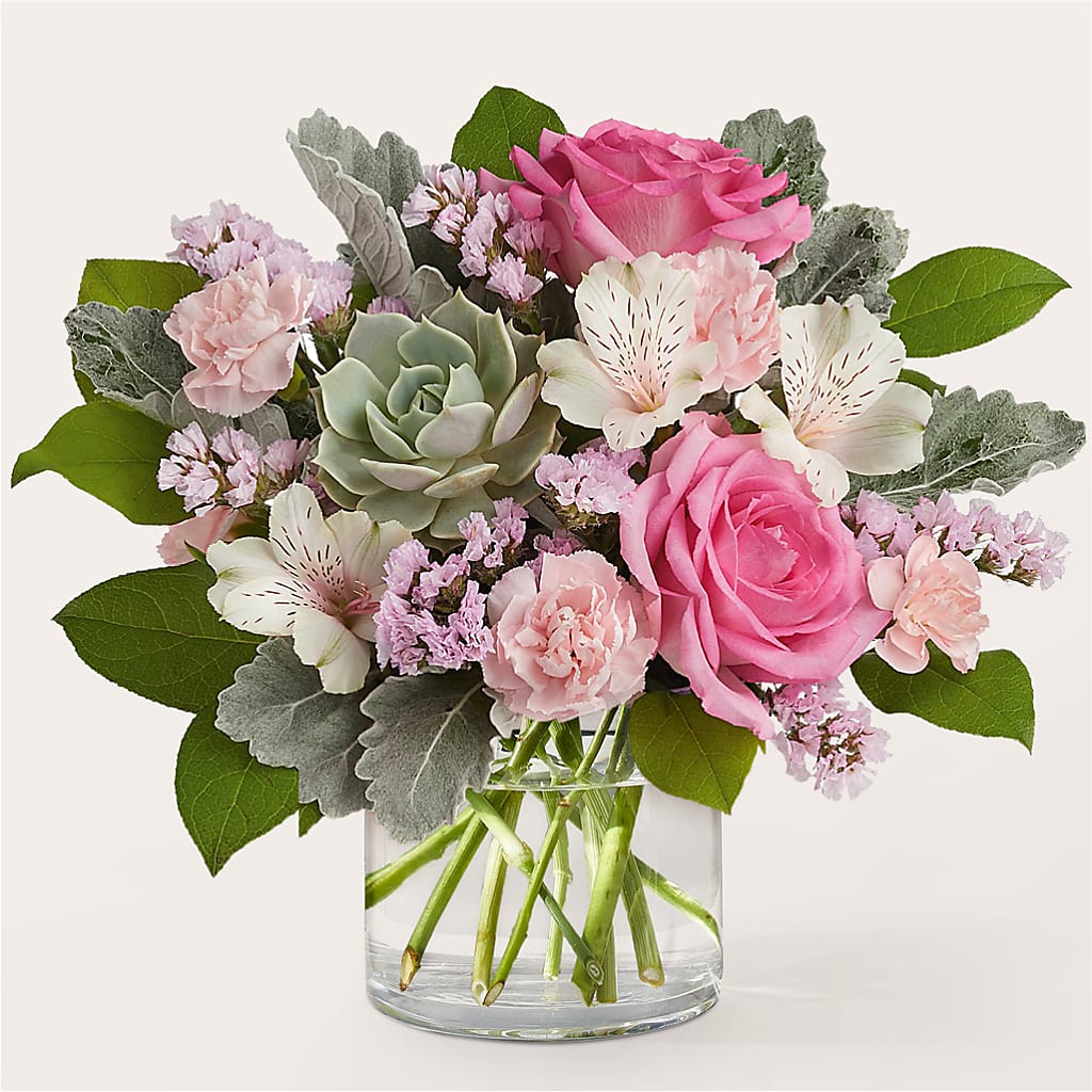 Dusty Rose Bouquet –  Serenity Floral, Lake Geneva WI